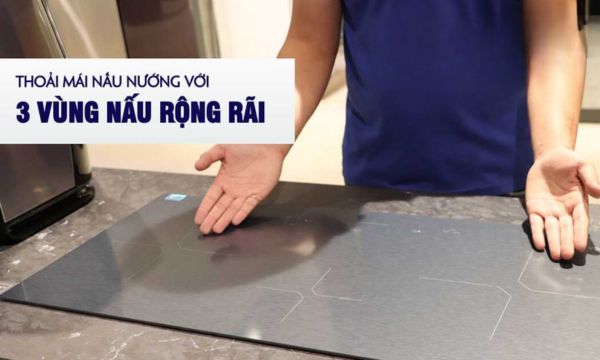 MH-03IS 3 vùng nấu rộng rãi