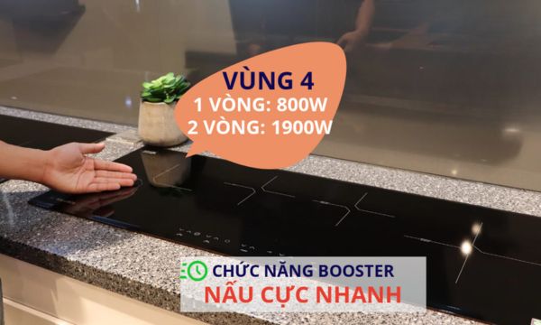 MH-04IR S vùng nấu 4