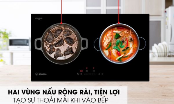 MH-732 IRN Thiết kế 2 vùng nấu tối ưu