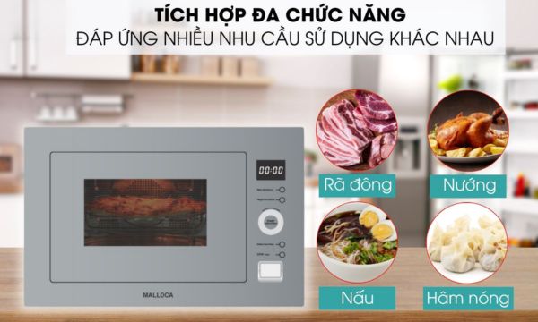 Lò vi sóng Malloca MW-927BG (xám) 6 MW-927BG Công suất vi sóng nhanh