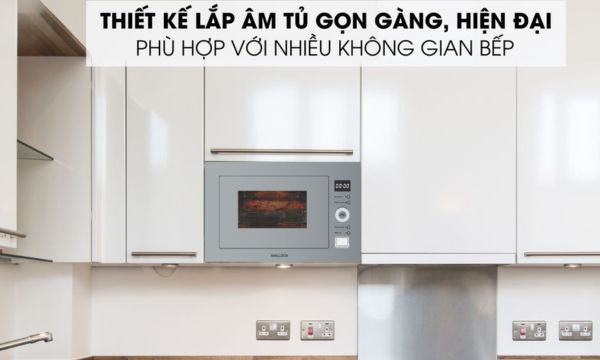 Lò vi sóng Malloca MW-927BG (xám) 3 MW-927BG Thiết kế nhỏ gọn, sang trọng