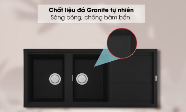 Nero G-50040 chất liệu đá granite chống bám bẩn
