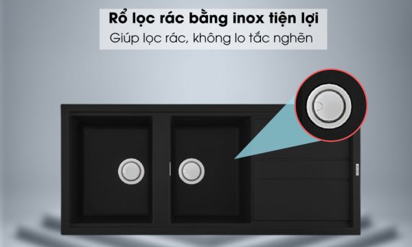 Nero G-50040 rổ lọc rác bằng inox tiện lợi