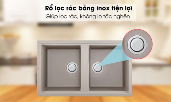 Tortora G-45043 rổ lọc rác bằng inox